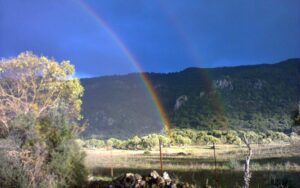arco iris sierra de grazalema el bosque
