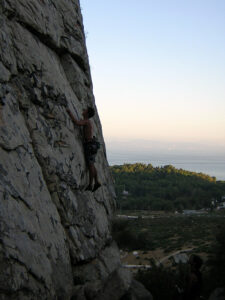 Escalada en San Bartolo Bolonia