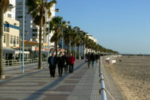 Paseo maritimo Playa de Valdelagrana El Puerto de Santa Maria