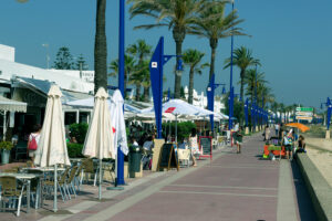 Paseo maritimo playa de la Barrosa