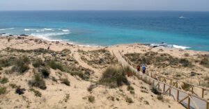 Trasera del Faro de Trafalgar