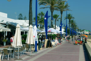 Paseo maritimo playa de la Barrosa