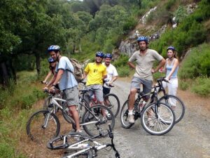 ruta en bici subida al picacho alcornocales